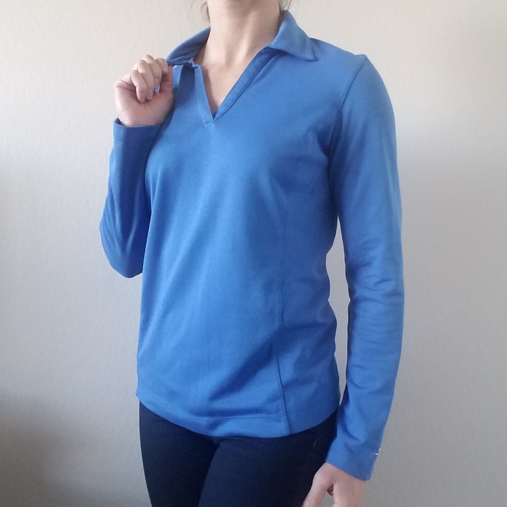 Womens Slazenger Golf Long Sleeve Polo